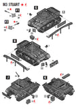 M3 Stuart - 28mm - Bolt Action - 402013002