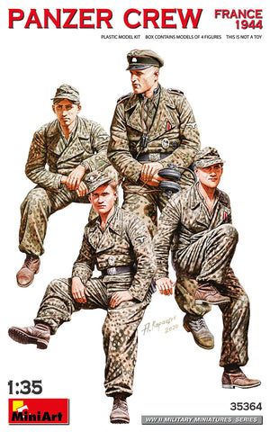 Mini Art - MT35364 - PANZER CREW. FRANCE 1944 (WWII) - 1:35