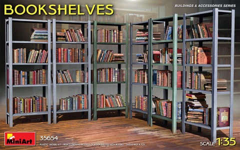 BOOKSHELVES - Mini Art - MT35654 - 1:35