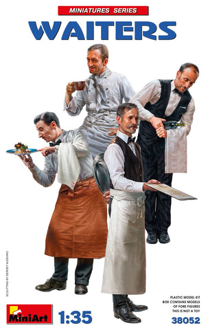 Restaurant and cafe WAITERS - Mini Art - MT38052 - 1:35