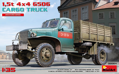 1,5t 4x4 G506 CARGO TRUCK - MT38064 - Mini Art - 1:35