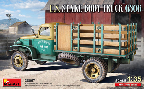 U.S. STAKE BODY TRUCK G506 - Mini Art - MT38067 - 1:35