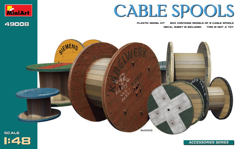 CABLE SPOOLS - Mini Art - MT49008 - 1:48