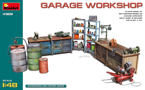 GARAGE WORKSHOP - 1:48 - MiniArt - 49011