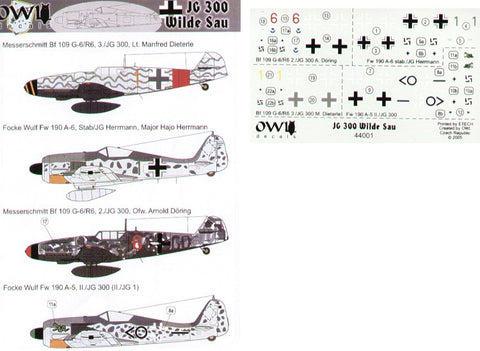 Jagdgeschwader JG 300 Wilde Sau (4) - 1:144 - Owl - OWL44001