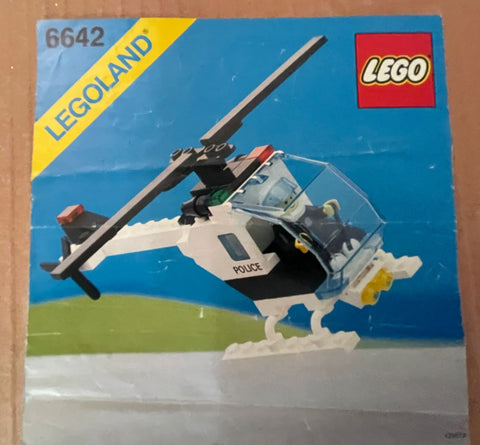 Police Helicopter - Anno 1988 - LEGO - 6642 - NO BOX