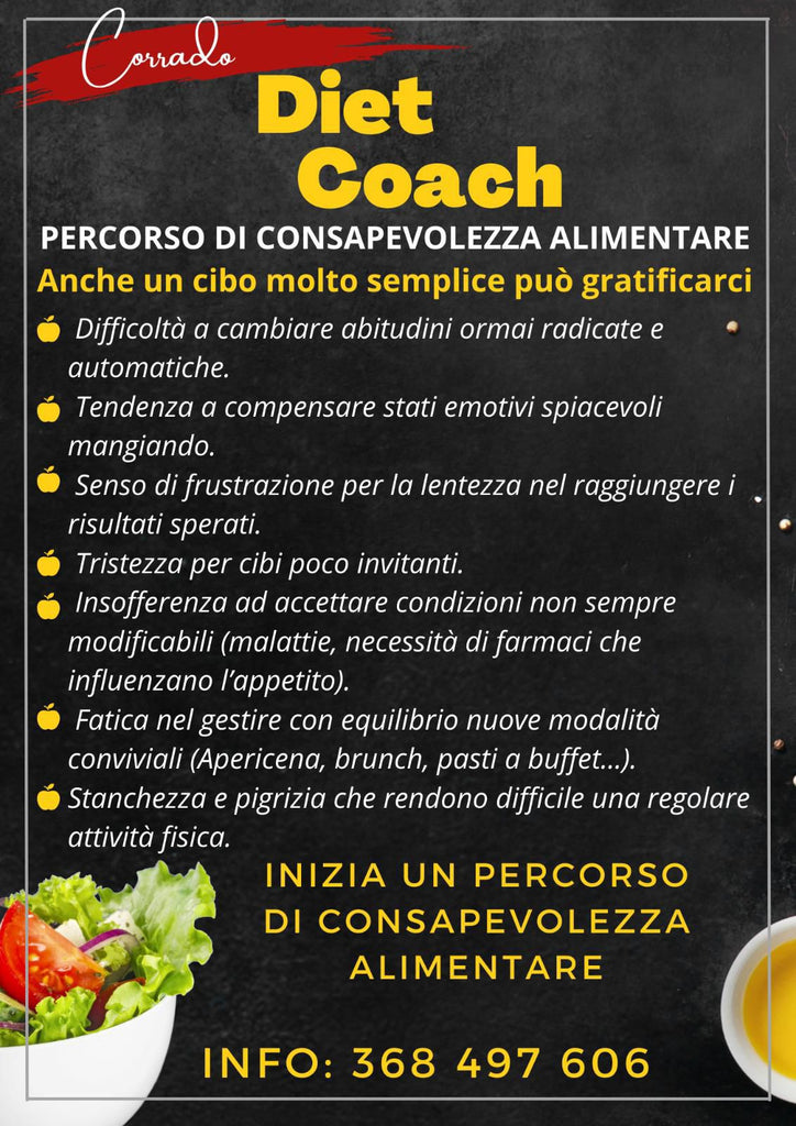 DIET COACH - Percorso di consapevolezza alimentare