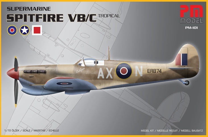 Supermarine Spitfire Mk.VB Tropical - 1:72 - PM Model - PM101