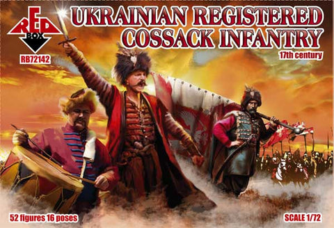 Ukrainian registered Cossack infantry. 17th century - 1:72 - Red Box - 142