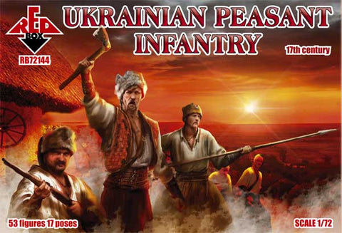 Ukrainian Peasant infantry. 17th century - 1:72 - Red Box - 144