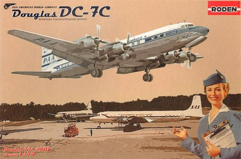 Douglas DC-7C Pan American World Airways (PAA) - 1:144 - Roden - 301