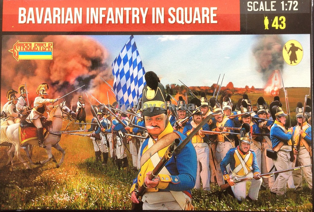 Bavarian Infantry in Square - 1:72 - Strelets - 274