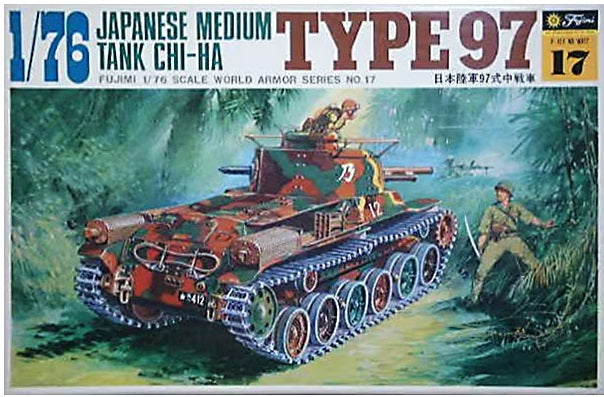Japanese Medium Tank Type 97 Chi-ha - 1:76 - Fujimi - WA17-200