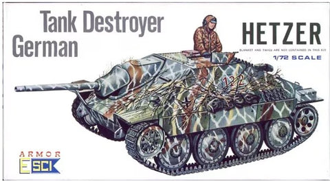 German Tank Destroyer Hetzer - 1:72 - ESCI - 8011