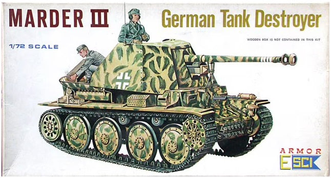 Marder III German Tank Destroyer - 1:72 - ESCI - 8010