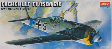 FockeWulf FW190A 6/8 WWII German Fighter - 1:72 - Academy - 2120
