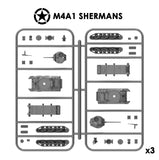 M4A1 Shermans - 1:144/12mm - Victrix - VG12018
