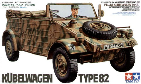 Kubelwagen Type 82 and seated driver figure - 1:35 - Tamiya - 35213