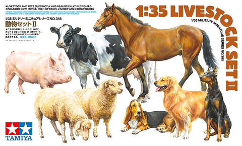 Livestock Set II  - Tamiya - TA35385 - 1:35
