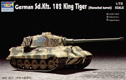 Pz.Kpfw.VI King Tiger Sd.Kfz.182 - 1:72 - Trumpeter - 07201