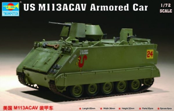 US M113 ACAV Amored Car - 1:72 - Trumpeter - 07237
