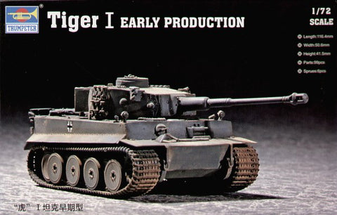 Pz.Kpfw.VI Tiger I (Early) - 1:72 - Trumpeter - 07242