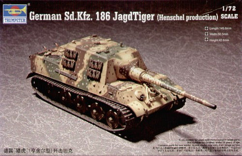 JagdTiger Sd.Kfz.186 Henschel Production - 1:72 - Trumpeter - 07254
