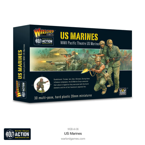 US Marines (WWII Pacific theatre US Marines) - 28mm - Bolt Action - WGB-AI-06 @