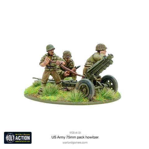 US Army 75mm Pack Howitzer - 28mm - Bolt Action - WGB-AI-33