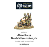 Afrika Korps Kradschutzen Motorcycle - 28mm - Bolt Action - WGB-AK-22