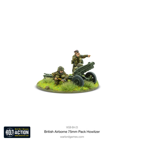British Airborne 75mm Pack Howitzer & Crew - 28mm - Bolt Action - WGB-BA-23