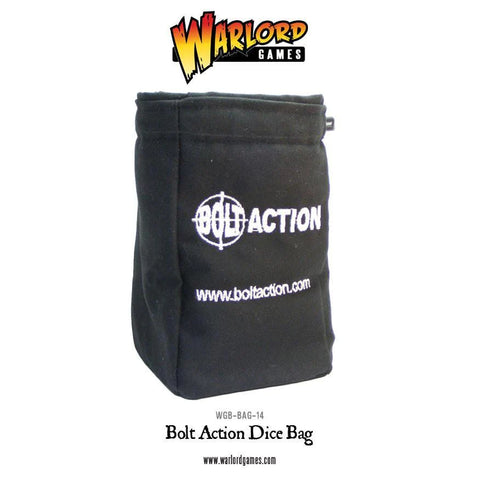 Dice Bag Black - Bolt Action - WGB-BAG-14