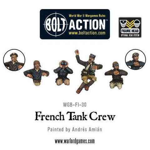 French Tank Crew - 28mm - Bolt Action - WGB-FI-30