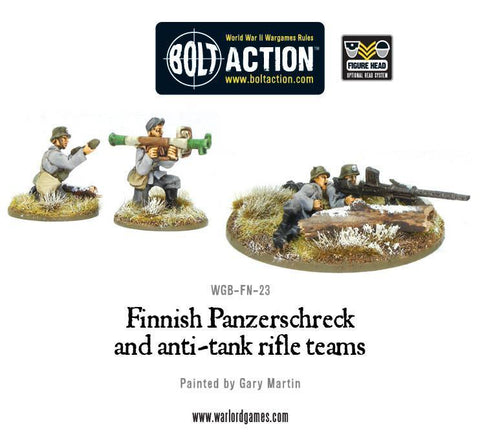 Finnish Panzerschreck And Anti-Tank Rifle Teams - 28mm - Bolt Action - WGB-FN-23