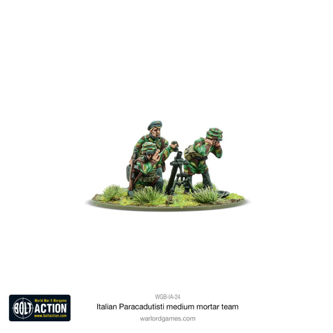 Italian Paracadutisti Medium Mortar Team - 28mm - Bolt Action - WGB-IA-24