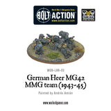 German Heer MG42 MMG Team (1943-45) - 28mm - Bolt Action - WGB-LHR-03