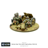 German Heer 75mm LeIG 18 Light Artillery (1943-45) - 28mm Bolt Action WGB-LHR-07