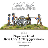 British royal horse artillery 9 pounder cannon - 28mm - Black Powder - WGN-BR-32