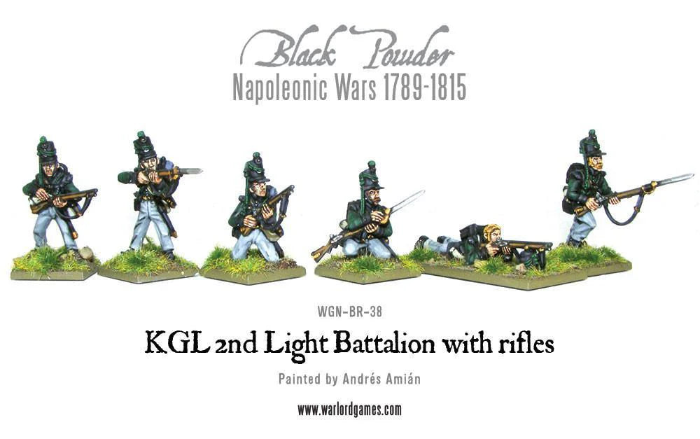 KGL 2nd Light Battalion With Rifles - 28mm - Black Powder - WGN-BR-38