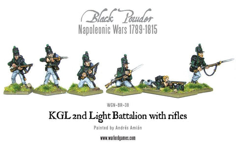 KGL 2nd Light Battalion With Rifles - 28mm - Black Powder - WGN-BR-38