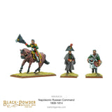 Napoleonic Russian command (1809-15) - 28mm -  Black Powder - WGN-RUS-23