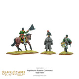 Napoleonic Russian command (1809-15) - 28mm -  Black Powder - WGN-RUS-23