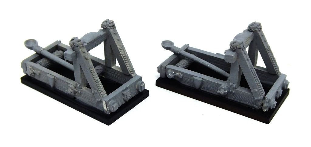 Siege Mangonel x 2 - 10mm - Warmaster - UNPAINTED
