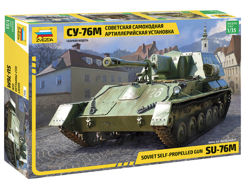SU-76 Soviet SPG - Zvezda - ZVE3662 - 1:35