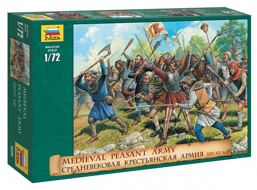 Medieval peasant army - 1:72 - Zvezda - 8059