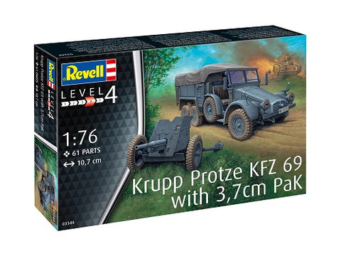 KRUPP PROTZE KFZ69 + PAK - R03344 - Revell