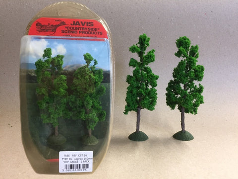 COUNTRYSIDE TREES - 2 x 140mm OO GAUGE - JAVIS - CST16