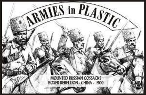 Boxer Rebellion Mounted Russian Cossacks - 1:32 - Armies in plastic - 5530