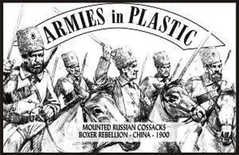 Boxer Rebellion Mounted Russian Cossacks - 1:32 - Armies in plastic - 5530