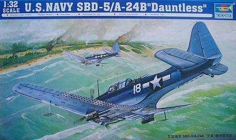 US Navy SBD-5/A-24B Dauntless - 1:32 - Trumpeter - 02243